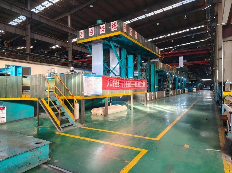 Galvanized steel coil production line, hot-dip galvanizing workshop in Qingdao factory
