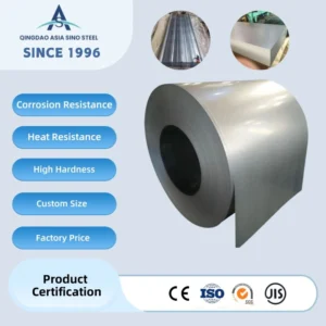 Galvalume Steel Coil, Aluminum-Zinc Coated GL Steel Coil for Roofing and Construction
