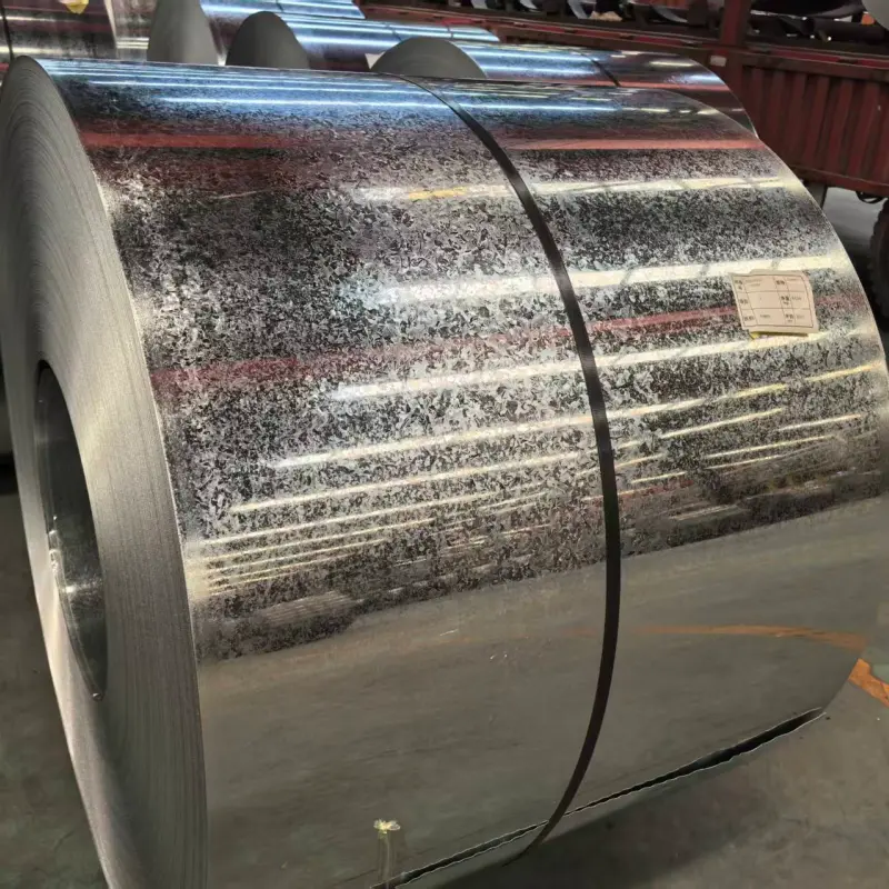 Workers processing steel coil at professional steel coil supplier factory